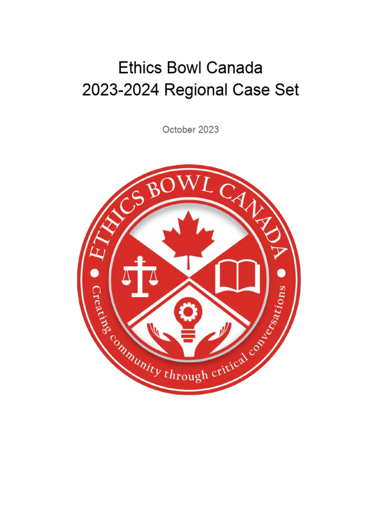 20232024 Regional Ethics Bowl Cases PDF