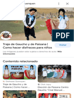 Traje Tipico Argentina Paisana - Búsqueda de Google