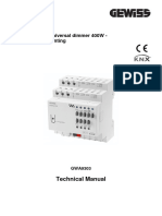 Manual Tehnic - GWA9303