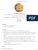 2 Ingredient Apple Bread - Kirbie's Cravings