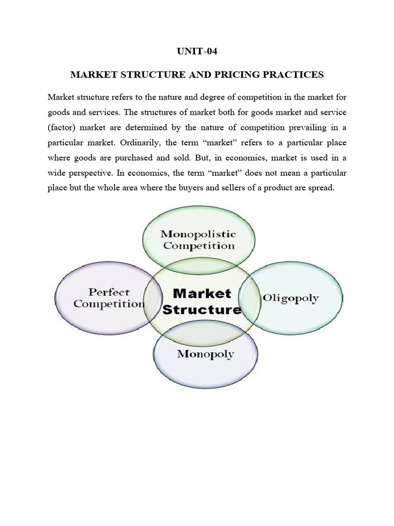 Market Structures: Competition Types Explained | PDF | Price ...