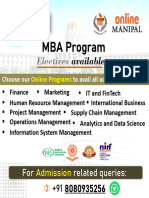 Subjects +91 8080935256 - Manipal University MBA Online