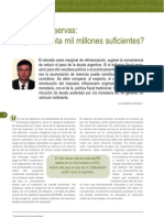 FIEL - Mondino, Guillermo - Deuda vs Reservas Son 30000 Millones Suficientes [Setiembre 2006]