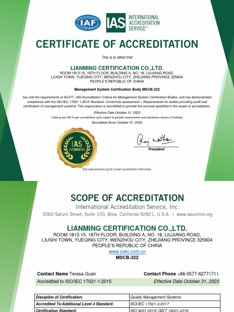 MSCB 322 Cert | PDF