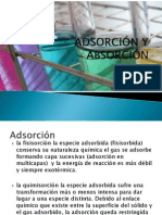 Adsorción y Absorción