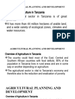 Agricultural Planning and Development