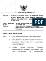 Pidato Bupati Duta Genre