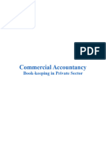 Commerical Accountancy - Booking Keeping in Private Sector