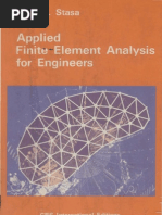 Download STASAapplied Finite Element Analysis for Engineers by Kalyan Naidu SN71038843 doc pdf