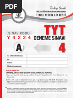 Orijinal TG Tyt 1 Cevap Anahtari | PDF