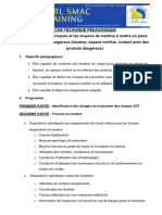 Fiches Techniques Identification Des Risques Et Les Moyens de Maitrise À Mettre en Place