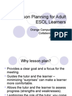 Lesson Planning For Adult Learners