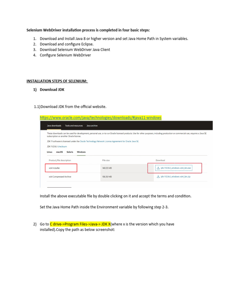 Selenium & TestNG Installation Guide | PDF | Selenium (Software) | Java ...