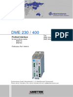 DME 230 400 Profinet Interface