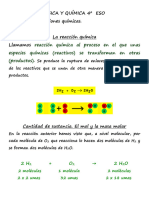 Tema 9 4º Eso Reacciones Quimicas