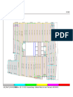 ETABS 20.3.0-Plan View - L25 - Z 36 (FT) Composite Design - Deflection Ratios (Live Load, Total Load) (AISC 360-16)