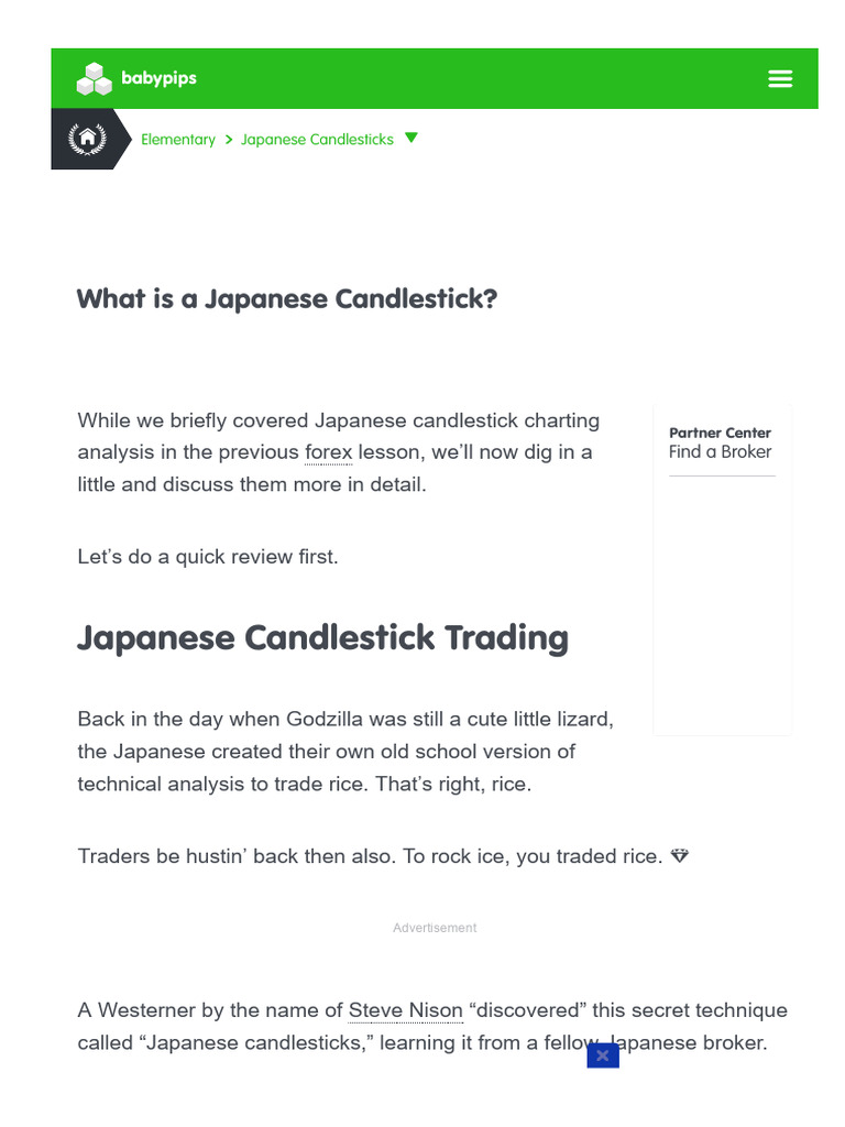 is a Japanese Candlestick PDF Market (Economics) Financial
