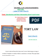 Unit-3 (Part-E) - COI - (KNC501) Notes of (Tort Law) by Updesh Jaiswal