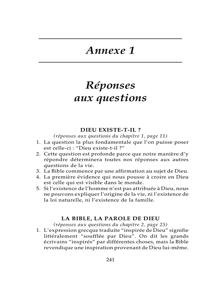 Dieu et la vie chrétienne expliqués | PDF | Jésus | Église chrétienne