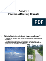 2 - Activity Factors Affecting Climate