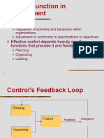 Control Function in Management