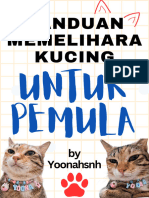 Buku Panduan Memelihara Kucing Untuk Pemula by Yoonahsnh (Anarumhas)