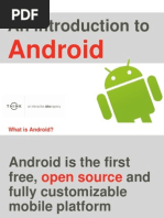 Android Introduction