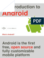 An Introduction To: Android