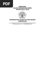 Buku Panduan Pmb Unissula 2011