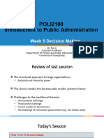 5-POLI2108 Week 5 Decision Making