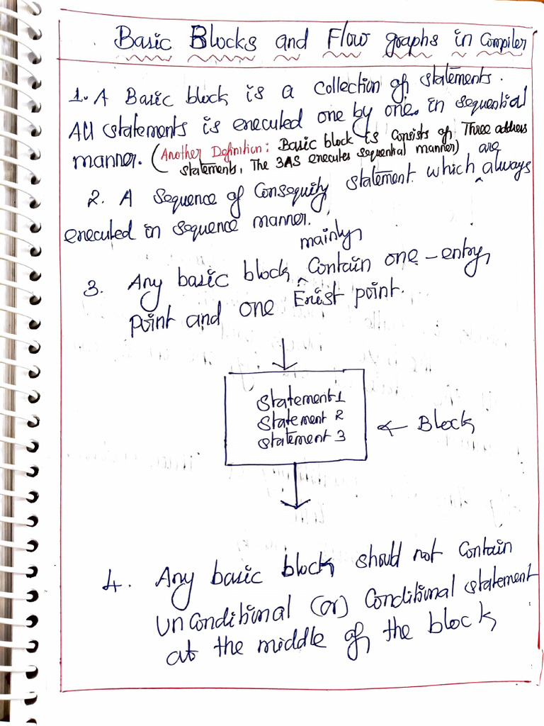 Basic Blocks and Flow Graph | PDF