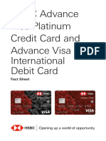 Advance Card Fees