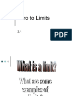 Intro To Limits