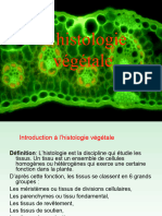 CHAP I Histologie Vegetale