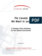 The Canada We Want in 2020 Roadmap Promotional Booklet