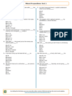 1806 - Mixed Prepositions Test 1