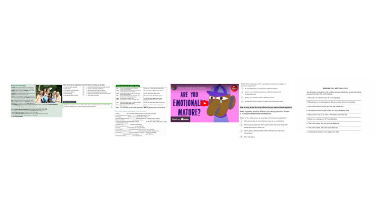 Feelings and Emotions Lesson 1 | PDF