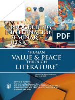 Proceeding International Seminar Hiski, 2023 (Human Value and Peace Through Literature)
