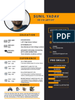 Sunil Yadav Resume