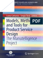 Models, Methods and Tools For Product Service Design The Manutelligence Project