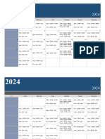 Horaires 2024 NEW