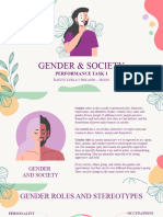 Gender & Society: Performance Task 1