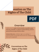 Convention On The Rights of The Child