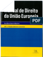 Manual Direito Da Uniao Europeia 2017 Ana Maria Guerra Martins