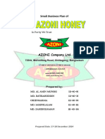 Business Plan AZONI Honey