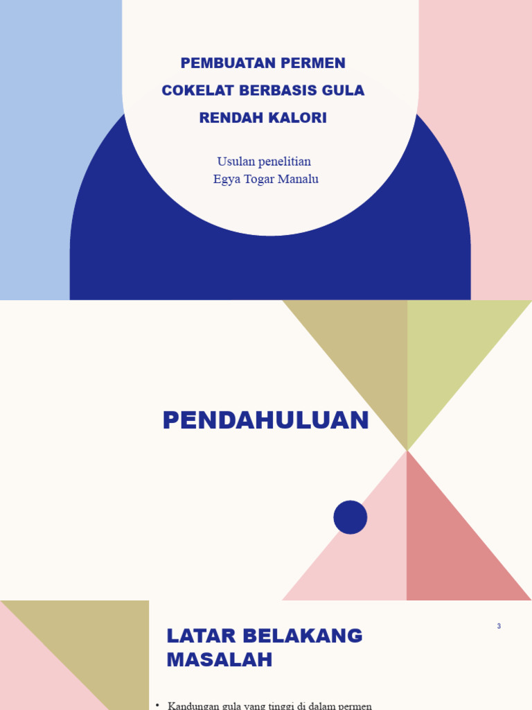 Permen Cokelat Rendah Kalori dan Gula | PDF