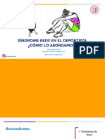 Síndrome Reds en El Deportista, ¿Cómo Lo Abordamos?: Nut. Mauricio Ríos F. Docente Nutrición y Dietética UC
