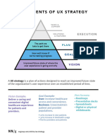 NNG UX Strategy Handout A4