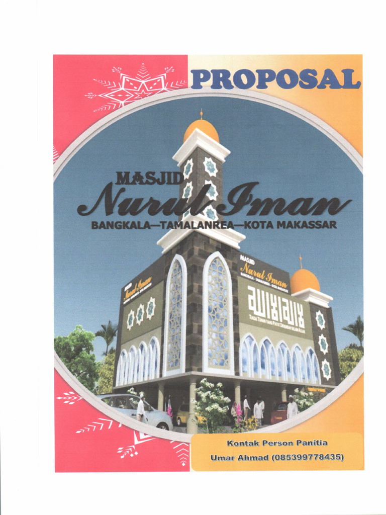 Proposal Masjid Nurul Iman Bangkala BTP | PDF