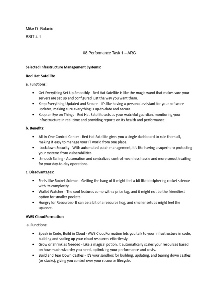 08 Performance Task 1 | PDF